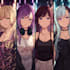 draw vtuber background art illustration in anime style