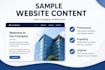 write professional website content for your business