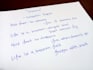 write anything in neat handwriting