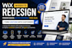 do wix website design and redesign website  redesign wix web optimization SEO