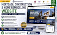 build wordpress website for mortgage construction  web home remodeling website