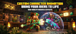 create a 3d minecraft animated intro or outro