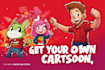 turn your idea into fun cartoon illustration