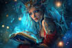 draw fantasy anime character with powerful aura