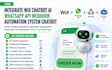 integrate wix chatbot ai whatsapp API webhook automation system chatbot input