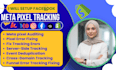 setup meta pixel tracking wordpress shopify bigcommerce wix custom websites gtm
