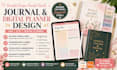 do journal design digital planner amazon kdp etsy digital planner kdp journal