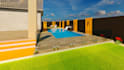 design 3d swimming pool, backyard pool, luxury pool rendering