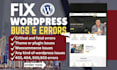 fix word press website malwares removal, issues, error