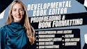 memoir proofreading, developmental book editing, fiction book formatting