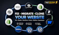 fix, migrate clone your wix, squarespace, shopify, framer, wordpress cms website