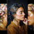 do digital oil painting art portrait