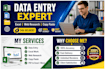 do accurate data entry and excel work fast