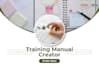create an instructional workbook, training manual, ppt, user guide, course