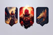 create a professional gaming logo, steam icon, or app icon