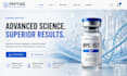 build biotech website sarms peptide research peptide store peptide website