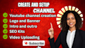 create and setup youtube channel