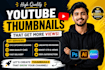design clickable youtube thumbnails fast