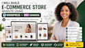 build ecommerce store website using wordpress woocommerce website online store