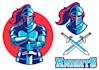 create modern style for knight mascot logo design service