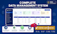 build custom offline web app data management reports export