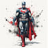 do a superhero character art