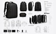 create 3d backpack models, bag designs, and technical drawings for manufacturing