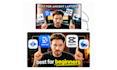 a professional podcast and interview youtube thumbnail