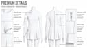 create production ready fashion tech pack and flat sketch
