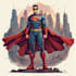 do a superhero character art