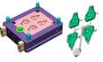 design injection molds, core cavity, slip casting, moldflow analysis, and dfm