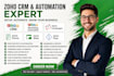setup zoho CRM, zoho one, marketing automation, campaigns, forms, sites, flow