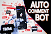 develop automated social media bot, auto posting bot, auto follow bot, reply bot