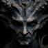 create dark art, scary character