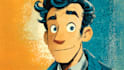 draw retro vintage cartoon character illustration