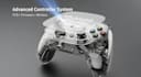 design wireless gamepad pcb, firmware, usb hid and  esp32 bluetooth
