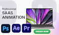 create saas user interface explainer video website  explainer promo demo video