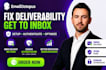 setup emailoctopus deliverability fix inbox spam issue domain authentication