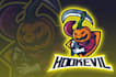 do creative high quality devil, evil logo