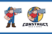 do professional amazing real state, contractor logo