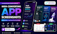 design high converting app store and play store screenshots for your app