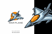 do modern beautiful creative plane logo design
