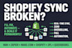 fix shopify inventory sync stock sync order sync n8n automation 3pl integration