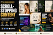 create premium graphic design ai enhanced motion graphics