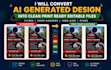 convert ai generated designs into clean print ready editable files