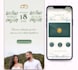 create a modern wedding invitation website with qr code