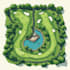 create a custom golf course vector map for yardage books