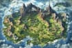 line art fantasy map illustration