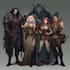fantasy dnd party and dnd design