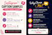write attractive instagram captions for your posts